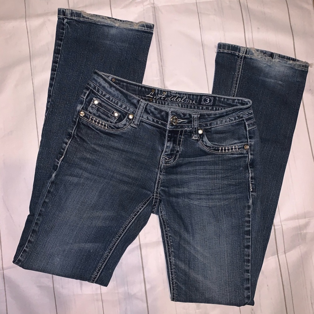 L.A. Idol women’s dark washed jeans